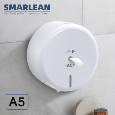 Smarlean Commercial A5 Center Pull Toilet Paper Dispenser with Tissue Paper