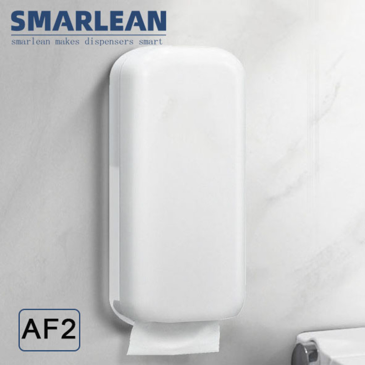 AF2 Compact Folded Toilet Paper Dispenser for Healthcare & Hotel Washrooms