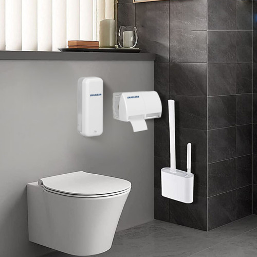 Smarlean A7 Double Jumbo Toilet Roll Dispenser, Twin Toilet Paper Dispenser