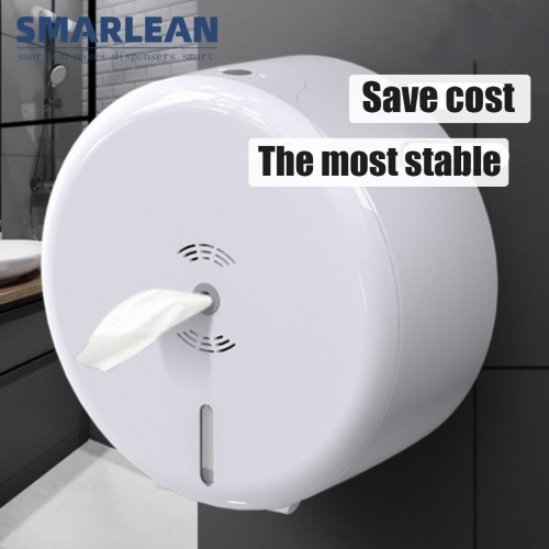 Smarlean Commercial A5 Center Pull Toilet Paper Dispenser with Tissue Paper