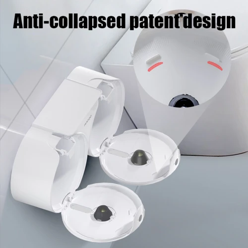 Smarlean A6 Double Jumbo Toilet Paper Dispenser, Centre Feed Dispenser