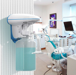 موزع رذاذ الصابون السائل الأوتوماتيكي H2 من Hospital H2 موزع مطهر اليدين