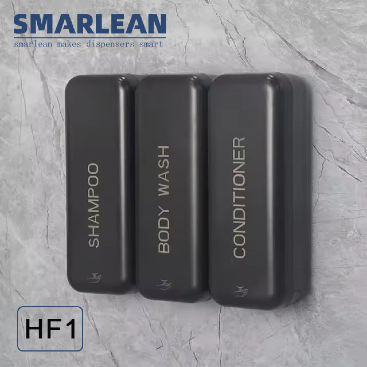 Smarlean HF1 Commercial Automatic 3 in 1 Soap Dispenser for Body wash, shampoo, Conditioner