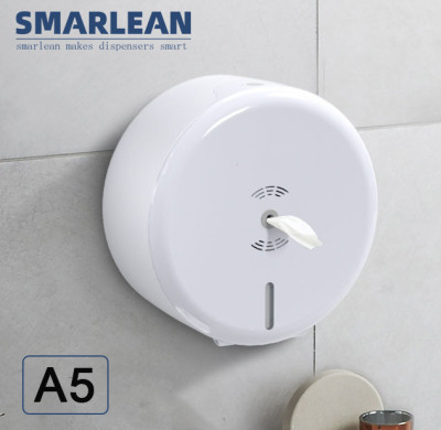 Dispenser Tisu Toilet Tarik Tengah A5 Komersial Smarlean dengan Kertas Tisu
