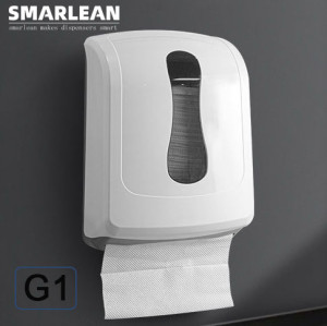 dispensador de toallas de papel Smarlean G1, dispensador de papel para manos, dispensador de hojas de papel