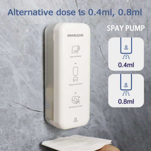 Smarlean HF1 Commercial Automatic Alcohol Spray Dispenser, Automatic Liquid Soap Dispenser