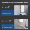Smarlean HF1 450ml IPX7 Touchless Outdoor Soap Dispenser — Liquid & Spray Compatible