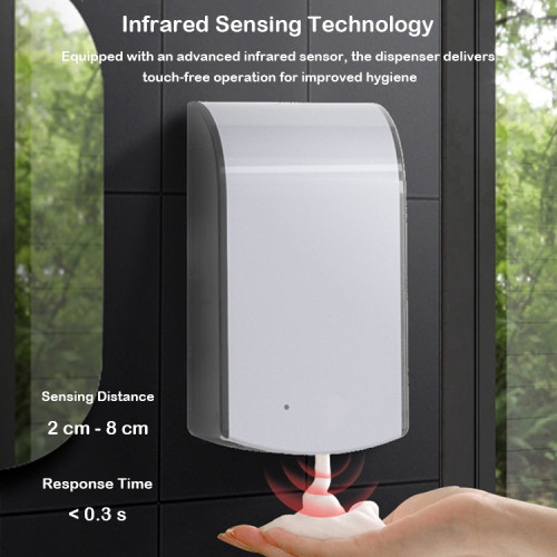 Smarlean H8 Electric Soap Dispenser (Liquid/Foam/Spray) — Refillable or Disposable Options