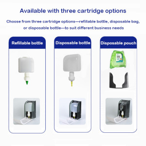 Smarlean H8 Electric Soap Dispenser (Liquid/Foam/Spray) — Refillable or Disposable Options