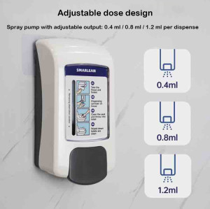 Smarlean H7 Commercial Toilet Seat Sanitizer Dispenser — Hand-Operated