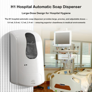Smarlean H1 Hospital-Grade Automatic Hand Sanitizer Dispenser with Drip Tray