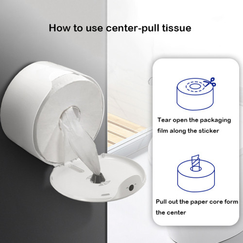 Smarlean A2 Single-Sheet Toilet Tissue Dispenser — Fixed Outlet for Controlled Dispensing in Public Restrooms
