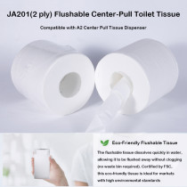 Smarlean A2 Single-Sheet Toilet Tissue Dispenser — Fixed Outlet for Controlled Dispensing in Public Restrooms