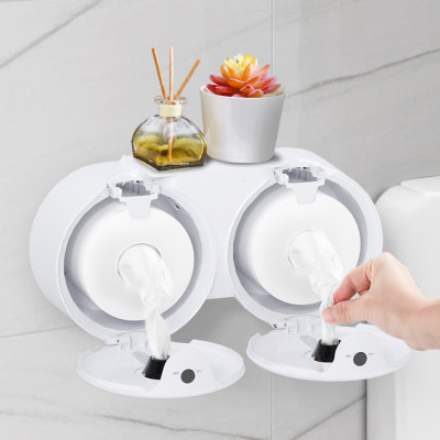 Smarlean A6 Double-Roll Center-Feed Toilet Paper Dispenser — Commercial High-Capacity