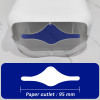 AF2 Compact Folded Toilet Paper Dispenser for Healthcare & Hotel Washrooms
