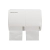 Smarlean A7 Dual-Roll Coreless Toilet Paper Dispenser – Commercial & Home Use with Storage Shelf