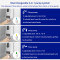 Adjustable Soap Dispenser | Commercial Manual Liquid Soap Dispenser H4