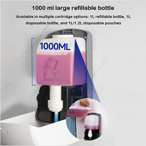 Wholesale Customized Refillable Automatic Soap Dispenser for Ccommercial Use