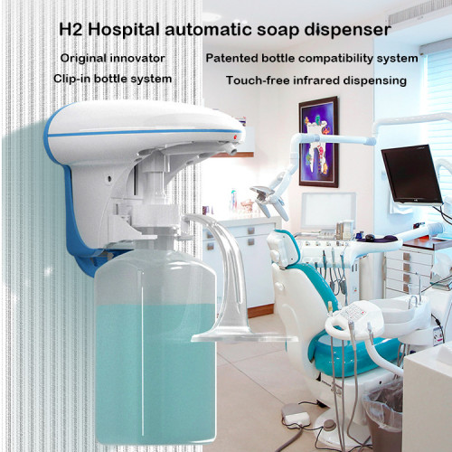 Commercial Hospital Automatic Soap Dispenser | Medical Touchless Hygiene H2