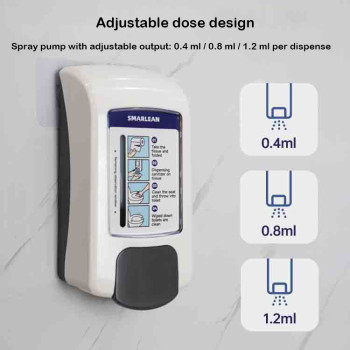 Commercial Manual Soap Dispenser | Push Bar Wall Mounted Hygiene Dispenser