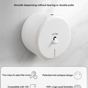Smarlean A2 Center Pull Toilet Tissue Dispenser | Commercial Wall Mounted Centerfeed Toilet Paper Dispenser | Smarlean