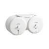 Smarlean A6 Double Roll Center Pull Toilet Paper Dispenser | Commercial High Capacity Tissue Dispenser | Smarlean