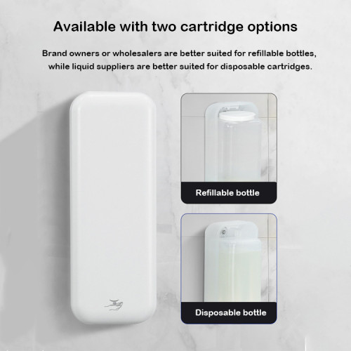 Smarlean HF1 IPX7 Waterproof Automatic 3-in-1 Soap Dispenser | Commercial Touchless Wall Mounted