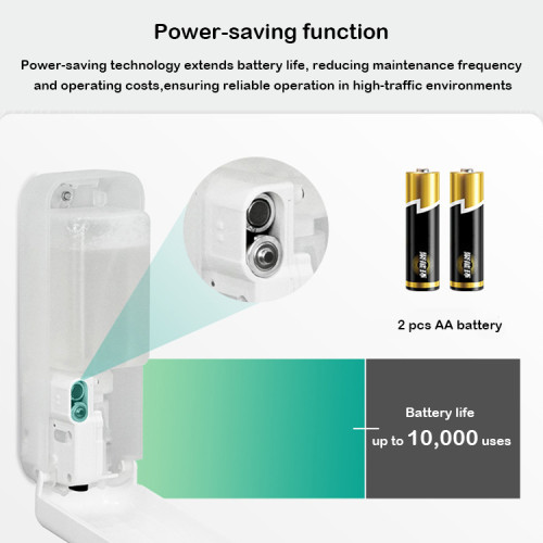 Smarlean HF1 IPX7 Waterproof Automatic 3-in-1 Soap Dispenser | Commercial Touchless Wall Mounted