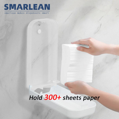 Smarlean AF2 Interfold Toilet Paper Dispenser | Wall Mounted Commercial Tissue Holder