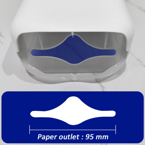 Smarlean AF2 Interfold Toilet Paper Dispenser | Wall Mounted Commercial Tissue Holder