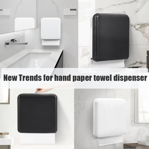 Commercial Folded Paper Towel Dispenser | Smarlean GF1 Durable ABS Hand Towel Dispenser for High-Traffic Washrooms