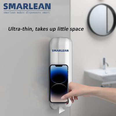 Slim Paper Dispenser | Ultra Thin Compact Tissue Dispenser for Small Restroom