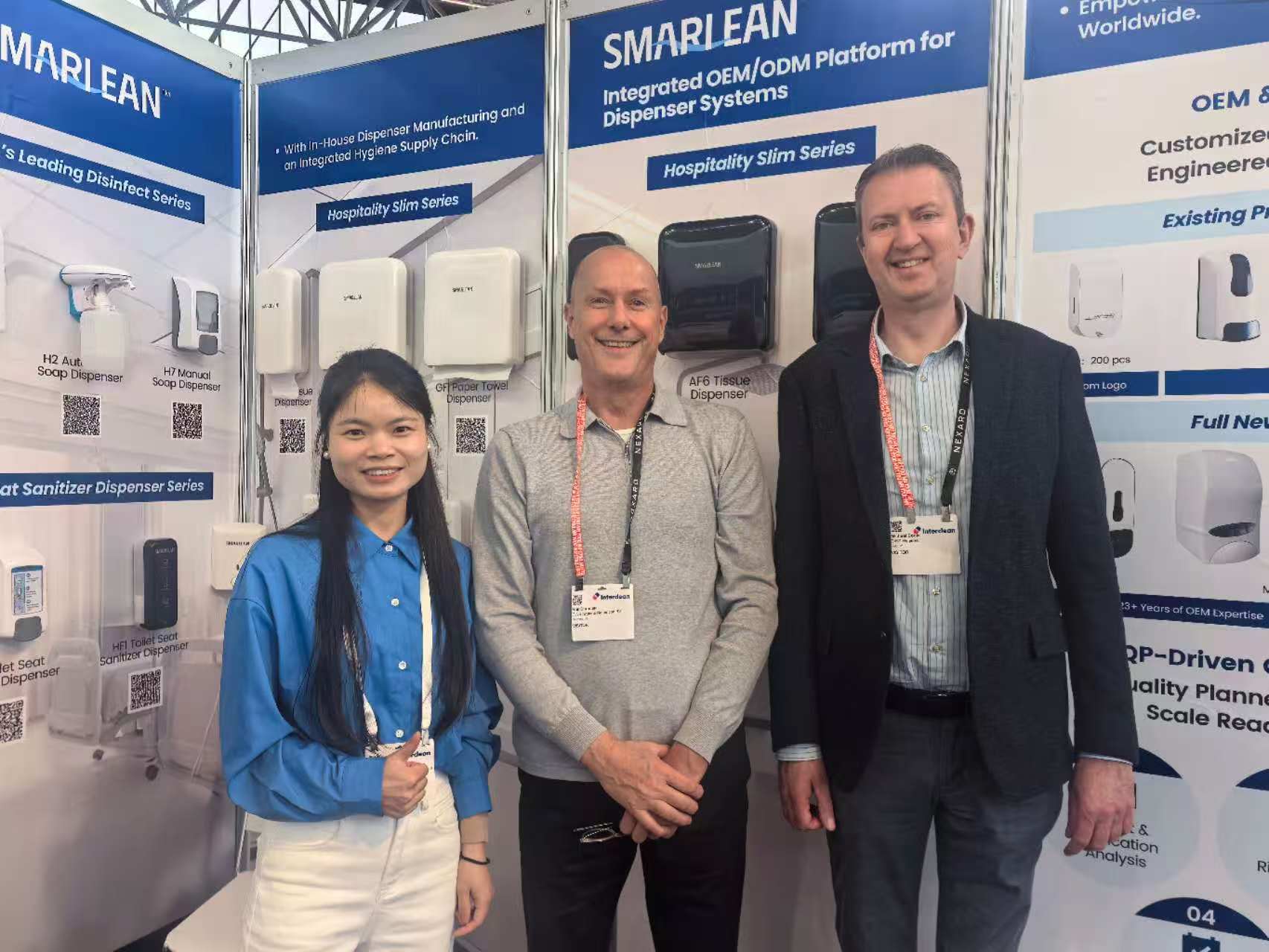 meeting clients at interclean amsterdam