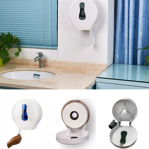 Commercial wall mounted Plastic Jumbo Roll Toilet Tissue Paper Dispenser | kitchen Bathroom