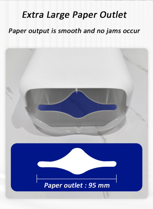 Interfold Paper Dispenser | Slim Commercial Folded Tissue Dispenser