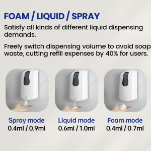 Smarlean Factory OEM Wall Mount Commercial Healthcare Touchless Sensor Hand Liquid Foam Soap Dispenser Automatic