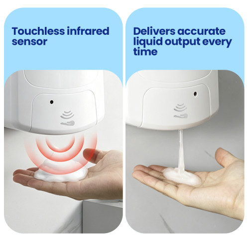 Smarlean Factory OEM Wall Mount Commercial Healthcare Touchless Sensor Hand Liquid Foam Soap Dispenser Automatic