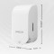 Precision White Manual Wall Hand Soap Dispenser | Controlled Dose H5 Commercial Dispenser