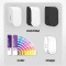 Precision White Manual Wall Hand Soap Dispenser | Controlled Dose H5 Commercial Dispenser