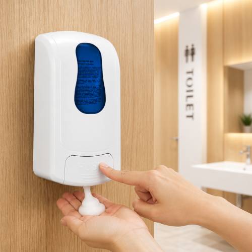 Wall Mounted Manual Liquid Soap Dispenser Supplier | Commercial Public Washroom Use