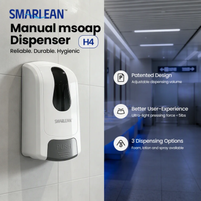 OEM ODM Commercial Durable Easy Squeeze Wall Mounted Manual Soap Dispenser Supplier