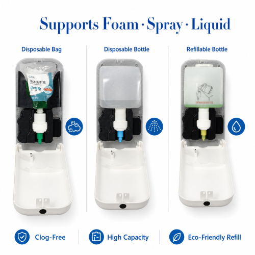 New design Commercial Wall Mount Automatic Hand Foam Liquid Soap Dispensers Factory
