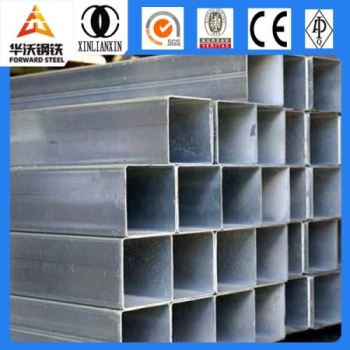 Hot dipped galvanized steel pipe/GI square steel pipe building material