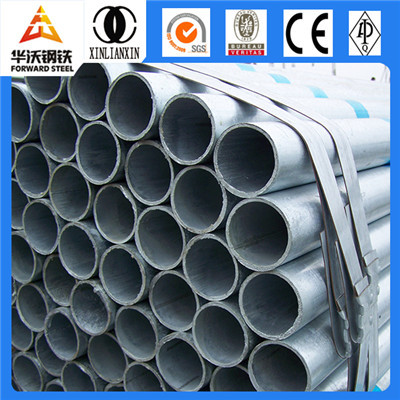 BS 1387 Standard 48.3mm Galvanized steel tube for water heater