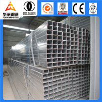 Q235 Material high quality 8x8 galvanized carbon steel tube