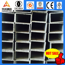 Q235 welded square tube galvanized square steel pipe size