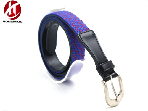 Genuine Leather Needlepoint Custom Webbing Belt