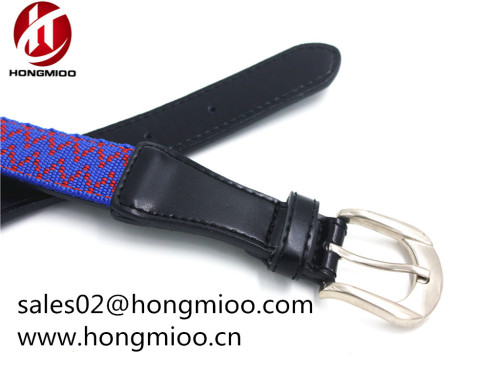 Genuine Leather Needlepoint Custom Webbing Belt