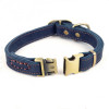 Hongmioo Custom Fashion Genuine Leather Dog Collar and Leash with Cobra Buckle