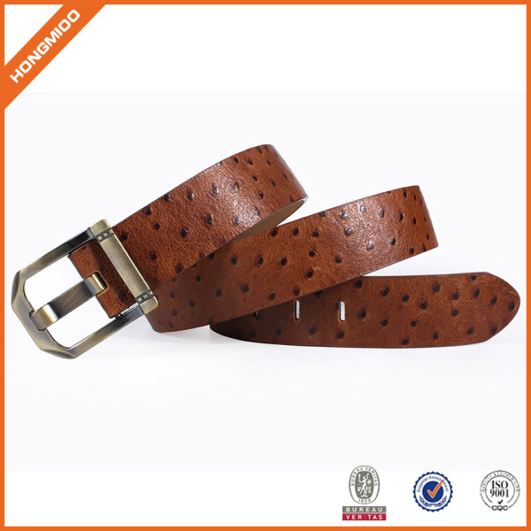 Top Grain Leather Belt Casual Belt With Pin Buckle For Men Hongmioo Belt